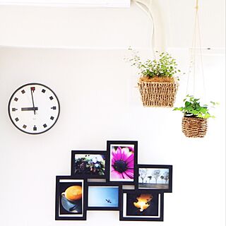壁/天井/DIY/観葉植物/写真フレーム/日比谷の時計...などのインテリア実例 - 2016-04-30 16:16:56
