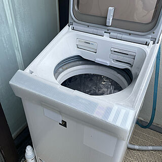 洗濯機カバー/両面テープのインテリア実例 - 2023-03-04 19:45:45