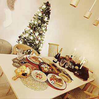 LOWYA/セリア/IKEA/クリスマスディナー/クリスマスディナー2022...などのインテリア実例 - 2022-12-26 16:06:02