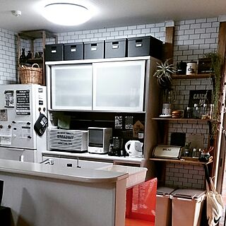 キッチン/ディアウォール/ニトリ/IKEA/セリア♡...などのインテリア実例 - 2016-08-20 07:29:28