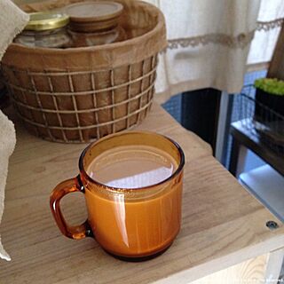 キッチン/朝のコーヒータイム/DURALEX/DIYのインテリア実例 - 2014-01-15 08:23:15