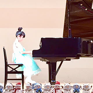 部屋全体/ピアノ発表会♪(´ε｀ )/クリスマスのインテリア実例 - 2017-12-24 20:29:06
