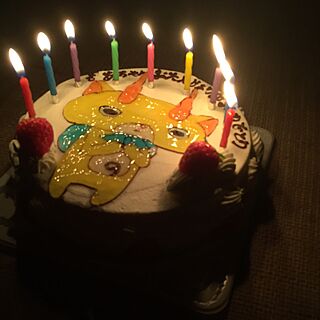 部屋全体/娘の誕生日/誕生日ケーキのインテリア実例 - 2014-12-29 19:45:59