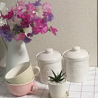 キッチン/IKEA/スイートピー♥︎/多肉植物/LAURA ASHLEY...などのインテリア実例 - 2016-12-27 18:02:00