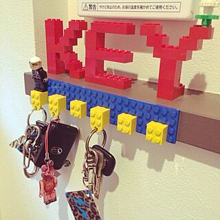 机/LEGO/カギ入れ/収納/ハンドメイド...などのインテリア実例 - 2014-05-12 18:07:18