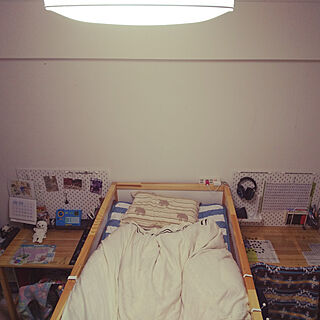 ベッド周り/小さなお部屋/こどもと暮らす。/IKEA/KURA...などのインテリア実例 - 2022-01-29 19:50:04