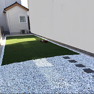 お庭/庭/シンプルな庭/かわいいお庭/白石の庭...などのインテリア実例 - 2021-11-07 20:59:42