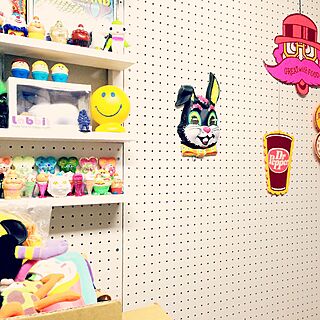 壁/天井/フィギュア/有孔ボード/DIY/おもちゃ...などのインテリア実例 - 2015-06-26 06:16:38