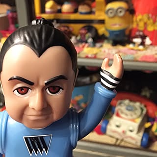 チャーリーとチョコレート工場 ウンパルンパ フィギュア 白 リビング