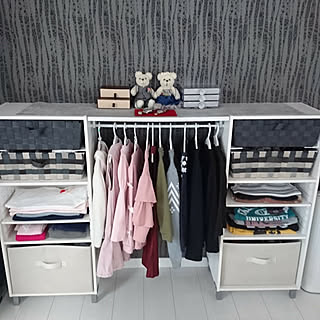 100均 子供服収納のアイデア おしゃれなインテリア実例 Roomclip ルームクリップ