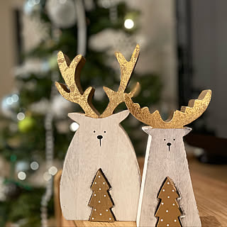 送料無料 日本 クリスマス ソリ ＆ トナカイ 飾り インテリア Christmas クリスマス