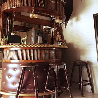 アンティーク調バーカウンター