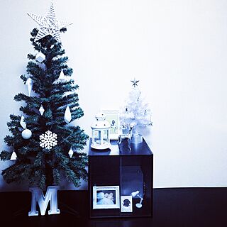 ベッド周り/クリスマスツリー/ダイソー/IKEA/キャンドゥのインテリア実例 - 2014-11-11 06:56:29