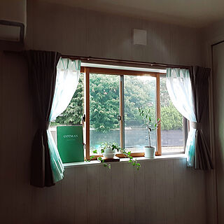 窓/ベッド周り/観葉植物/オリーブ/アイビー...などのインテリア実例 - 2020-08-01 06:00:07