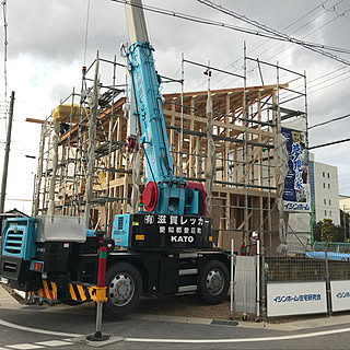 部屋全体/上棟/棟上げ/新築建築中/新築一戸建て...などのインテリア実例 - 2017-12-12 16:54:58