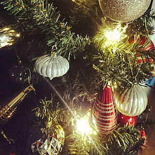 部屋全体/クリスマス/クリスマスツリー/クリスマスツリー150cm/ライトアップ...などのインテリア実例 - 2018-11-24 22:23:53