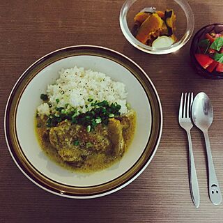 キッチン/エスニックご飯/いつかの夕食/HOKUSEIの食器/『今日のおかず』...などのインテリア実例 - 2016-01-06 08:49:25