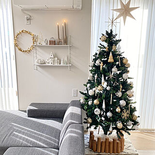 部屋全体/IKEA/アドベントカレンダー/クリスマス/ホワイト×ウッド...などのインテリア実例 - 2023-12-01 11:40:34