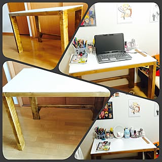 机/学習机/学習机DIY/ツーバイ材/ツーバイフォー材...などのインテリア実例 - 2017-01-22 23:31:56