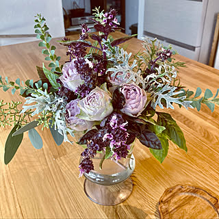 庭の花でアレンジ/ナチュラル/カフェ風/花のある暮らし/植物大好き...などのインテリア実例 - 2021-08-20 22:32:58