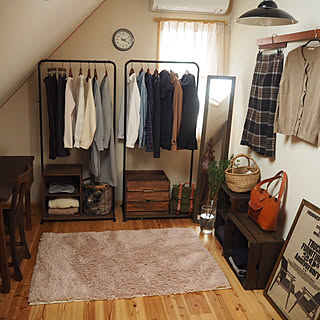 天井/勾配天井/三角屋根/クローゼット/洋服収納...などのインテリア実例 - 2019-02-09 11:41:53