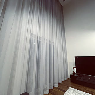 レースカーテン 吹き抜けカーテンのおしゃれなアレンジ 飾り方のインテリア実例 Roomclip ルームクリップ