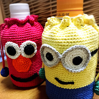 ペットボトルカバー ハンドメイド あみぐるみ 毛糸
