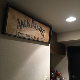 玄関/入り口/Old/インダストリアル/アメリカ/JACK DANIEL'S...などのインテリア実例 - 2015-12-07 12:08:08