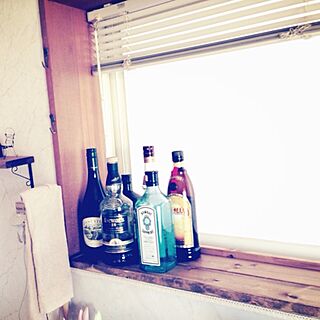 キッチン/DIY/生活感/手作り棚/酒のインテリア実例 - 2013-05-08 09:13:41