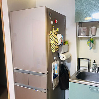 MITSUBISHI冷蔵庫/冷蔵庫/二人暮らし/キッチンのインテリア実例 - 2019-03-24 19:48:25