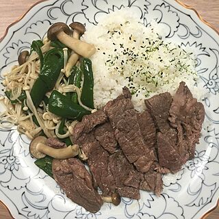 机/お肉お肉/美味しいもの/いただきます♪/お食事中...などのインテリア実例 - 2016-09-08 17:03:05