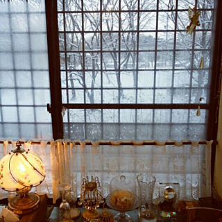 リビング/植物/ガラス小物/雪/窓...などのインテリア実例 - 2018-01-26 08:24:06