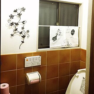 バス/トイレ/めかくしカーテン/IKEAのインテリア実例 - 2016-03-24 22:49:56