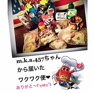 玄関/入り口/RCの出会いに感謝♡/m.k.a.457ちゃん/雑貨/アメリカーン❤︎のインテリア実例 - 2015-11-10 10:54:59