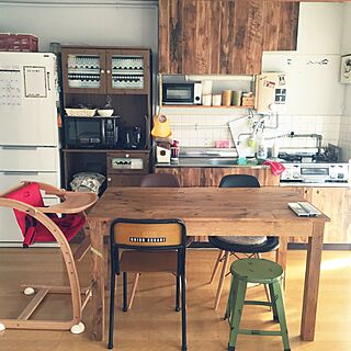 キッチン/赤ちゃんのいる暮らし/niko and…　/食器棚/DIY...などのインテリア実例 - 2016-04-15 09:06:57
