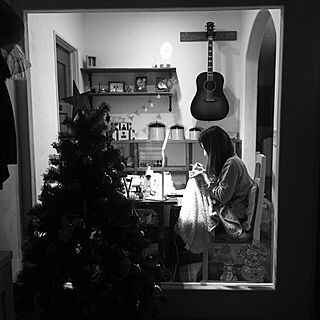 玄関/入り口/ギター/キャニスター/Studio Clip/クリスマス...などのインテリア実例 - 2015-12-21 22:42:51