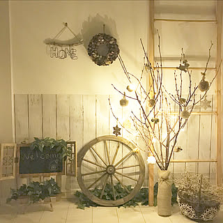 クリスマス/Instagram⇨sayaka_j89/枝ツリーDIY/枝ツリー/ツリー...などのインテリア実例 - 2017-11-19 18:45:29