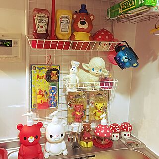 キッチン/きのこ/雑貨/カラフル/おもちゃ...などのインテリア実例 - 2017-01-15 15:08:04
