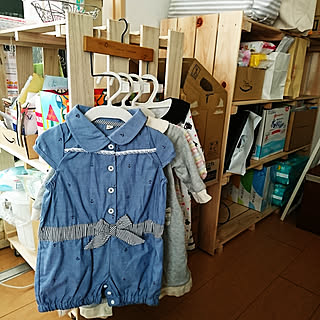 棚/子供服収納/すのこDIYのインテリア実例 - 2018-04-11 12:39:43