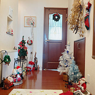 部屋全体/居間は植物飾るところが無くて…/クリスマス/添加物なしのインテリア実例 - 2023-11-22 09:32:45