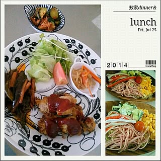 キッチン/お家lunch/アラビア/アラビア ブラパラ/インテリアではなくて、すいません...などのインテリア実例 - 2014-07-25 19:29:05