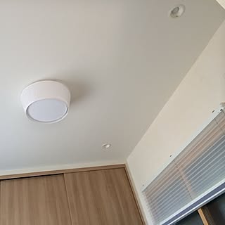 壁/天井/ダウンライト/IKEAのLEDライト/IKEA　照明/ロールスクリーンのインテリア実例 - 2014-08-06 10:55:48