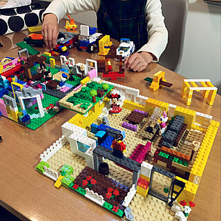 レゴでお家/LEGO/家の中でできる事/イベント参加/机のインテリア実例 - 2020-03-31 18:09:57