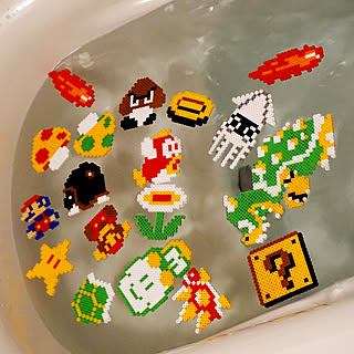 アイロンビーズ こどもと暮らす のおしゃれなアレンジ 飾り方のインテリア実例 Roomclip ルームクリップ