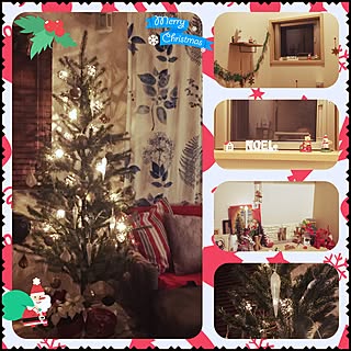 リビング/クリスマス/IKEA/セリア/フェイクグリーン...などのインテリア実例 - 2016-12-06 08:32:42