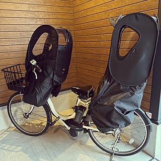 自転車置き場/レインカバー/norokka/駐輪スペース/玄関...などのインテリア実例 - 2023-02-09 16:40:47