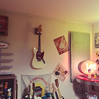 音楽部屋応援キャンペーン！/エレキギター/部屋全体/Fender/フェンダー...などのインテリア実例 - 2016-12-29 13:00:03