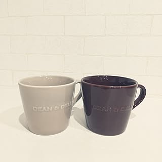 マグカップ/DEAN & DELUCA/DEAN & DELUCA マグカップ/アーモンドベージュ/チョコレートブラウンのインテリア実例 - 2024-01-31 18:53:22