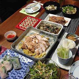 リビング/ペーパーナプキン/女子会/ニトリ/フランフラン 食器...などのインテリア実例 - 2016-03-12 09:31:21