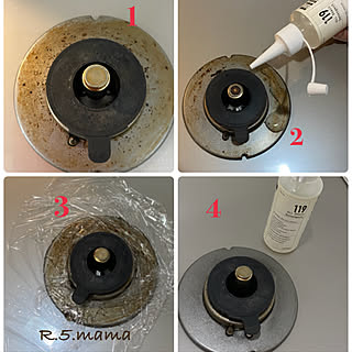 119/コンロ掃除/キッチン掃除/キッチンの工夫/フォローすごく嬉しいです♡...などのインテリア実例 - 2020-08-25 21:57:16